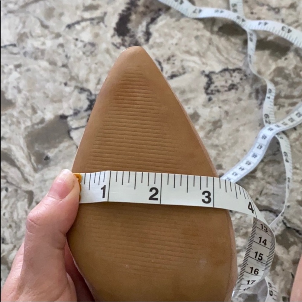 Franco Sarto Tan Suede Block Heels - Picture 9 of 12